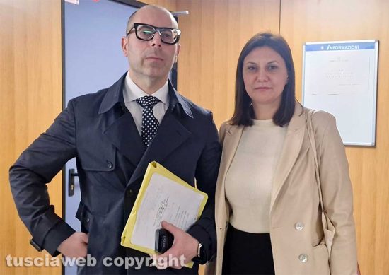 Tribunale - Gli avvocati di parte civile Giacomo Luca Pillitteri e Zaira Baldi