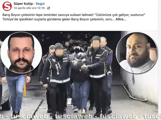 Mafia turca - Dopo l'arresto in Italia, il boss Boyun avrebbe ordinato l'omicidio del procuratore di Istanbul