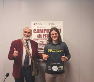Tarquinia - Alessio Tommasino con il prof