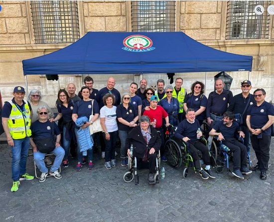Unitalsi - Le sottosezioni di Civita Castellana-Frosinone-Sabina-Viterbo al Giubileo delle disabilità