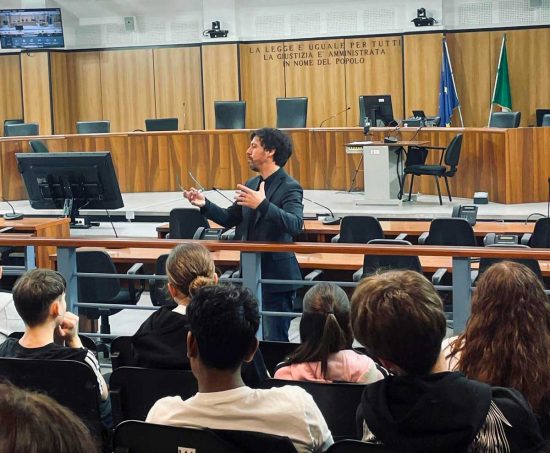 Viterbo - Tribunale - Gli incontri tra la scuola Fantappié e la procura della città