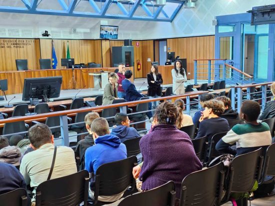 Viterbo - Tribunale - Gli incontri tra la scuola Fantappié e la procura della città
