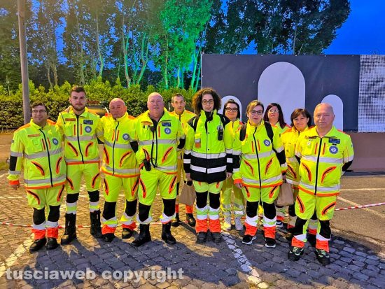 Roma - La Protezione civile Onano e Tuscia Viterbo alle esequie del papa