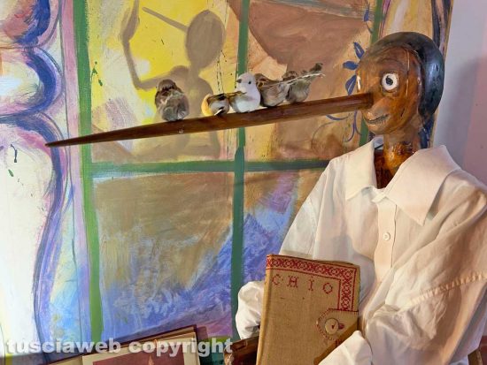 Viterbo - La mostra di Pinocchio al palazzo degli Alessandri
