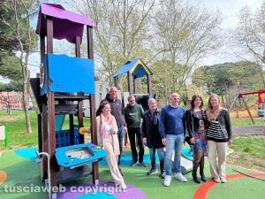 Viterbo - Inaugurato il parco comunale riqualificato alla Quercia
