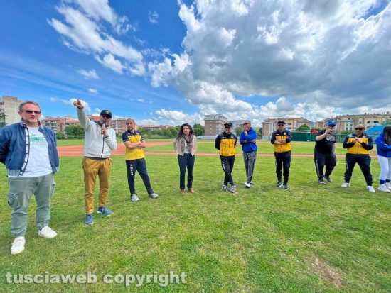 Viterbo - Consegnate le chiavi degli spogliatoi di baseball