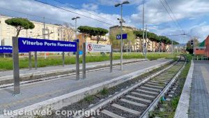 Viterbo - La stazione dei treni di porta Fiorentina