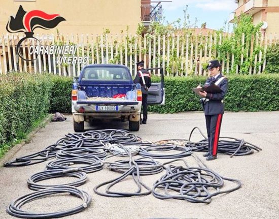 Valentano - L'operazione dei carabinieri