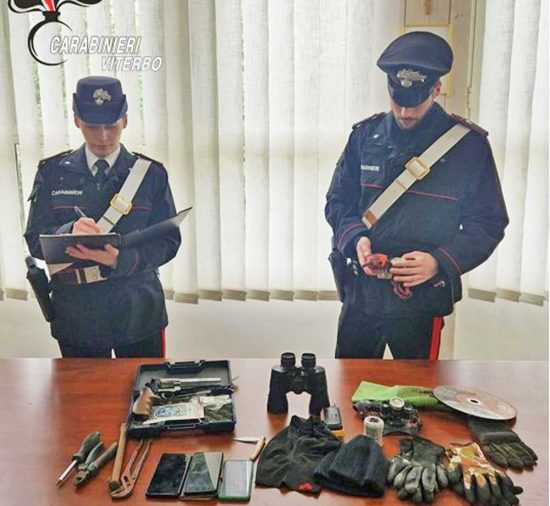 Valentano - L'operazione dei carabinieri