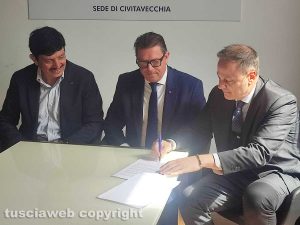Civitavecchia - La firma del protocollo d'intesa