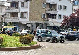Civita Castellana - Incidente in via Papa Giovanni XXIII