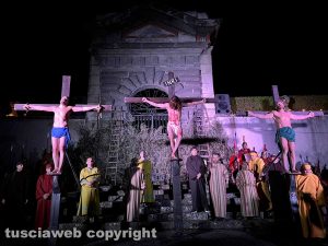 Bagnaia - La processione della passione di Cristo