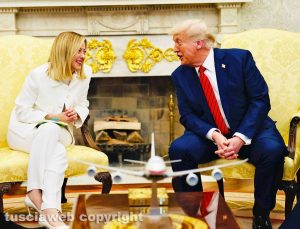 Giorgia Meloni e Donald Trump