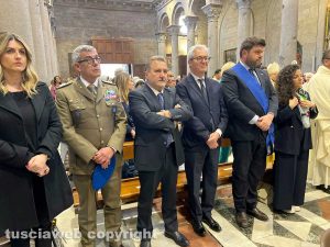 Viterbo - La messa per la morte di papa Francesco