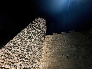 Viterbo - Illuminazione delle mura medievali