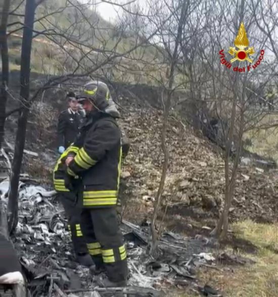 Era diretto a Sutri l’ultraleggero precipitato in Liguria, due morti