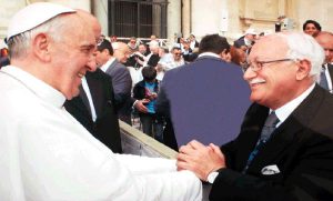 Papa Francesco e Franco Bucarelli