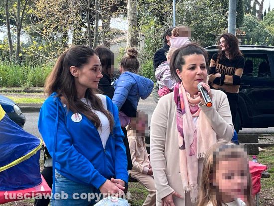 Viterbo - Il parco comunale alla Quercia riqualificato - La sindaca Chiara Frontini