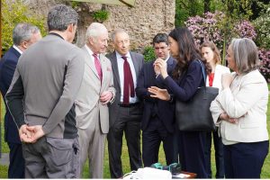 Roma - Re Carlo con la delegazione Unitus