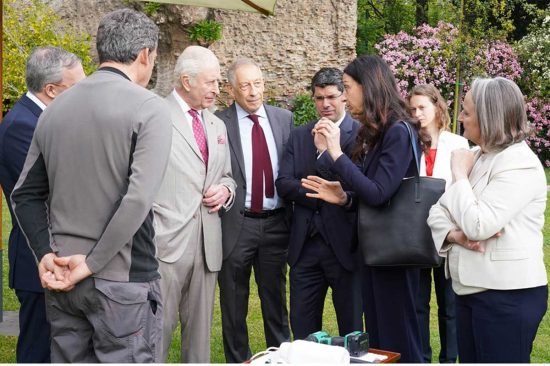 Roma - Re Carlo con la delegazione Unitus