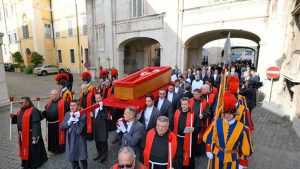 Roma - La traslazione della salma di papa Francesco alla basilica di San Pietro