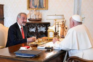 Francesco Rocca e papa Francesco