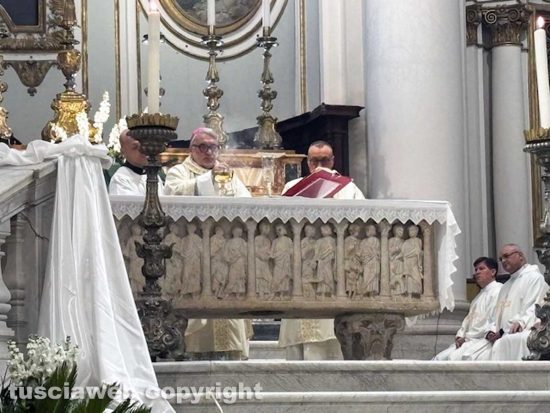 Civita Castellana - La messa in suffragio di papa Francesco
