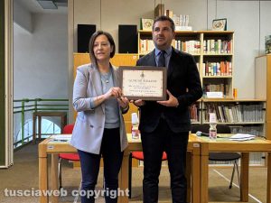 Civita Castellana - Una targa per ricordare Alfredo Romano