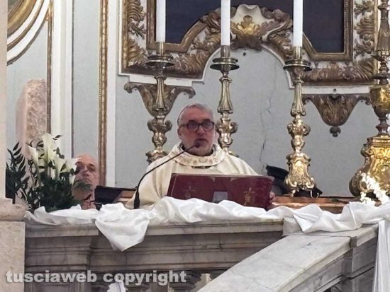 Civita Castellana - La messa in suffragio di papa Francesco