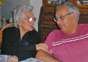 Viterbo - Impero Usai con la madre
