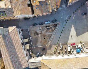 Viterbo - Gli scavi a piazza del Comune 