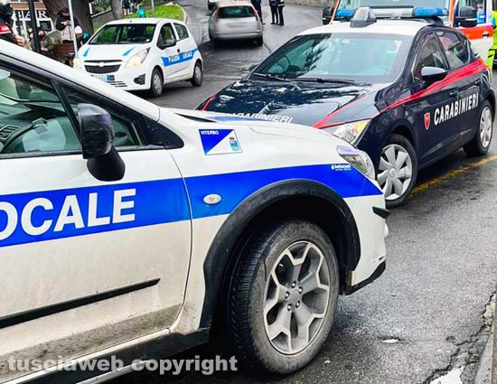 Intervento di polizia locale e carabinieri - foto di repertorio