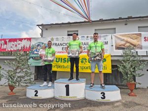 Montefiascone - La quarta edizione della Francigena Trail - Il podio maschile