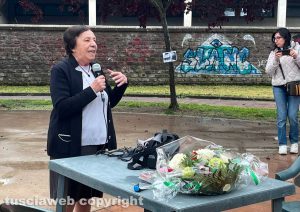 Viterbo - La commemorazione di Peppino Impastato al parco Robinson - Maria Immordino