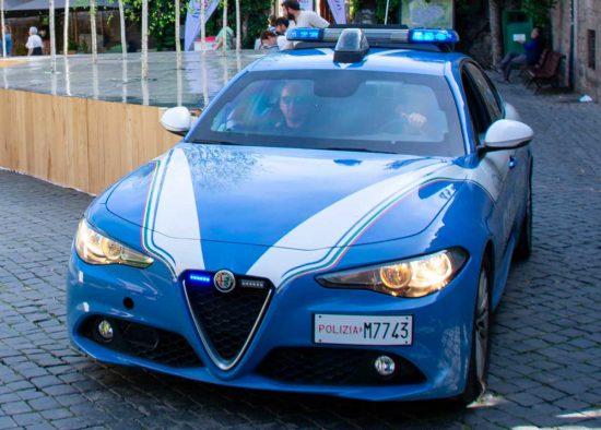 Polizia in centro