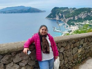 Annamaria Mihalache a Capri