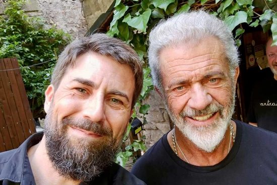 Mel Gibson a Viterbo