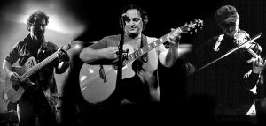 Stefano Belardi chitarra acustica e voce, Claudio Giuliani chitarra classica e Christian Arlecchino violino
