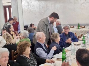 Alessandro Romoli alla decima festa della terza età