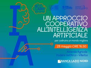 Il primo evento di formazione dedicato all’intelligenza artificiale cooperativa organizzato dalla Federazione BCC Lazio