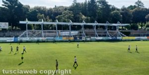 Viterbo - Stadio Rocchi - La realizzazione della nuova tribuna Pratogiardino
