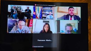 Incontro online tra province d'Italia centrale