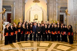 Viterbo - Il coro Bartolucci alla basilica della Quercia