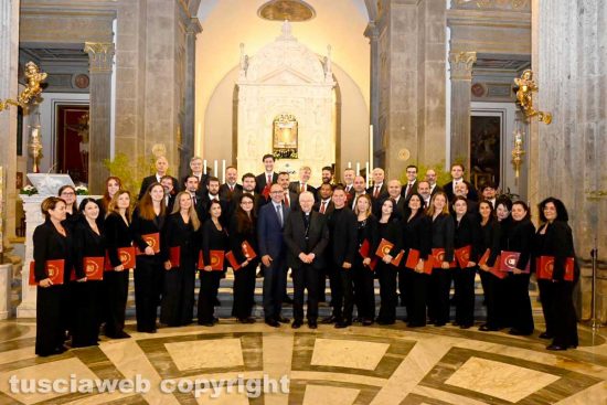 Viterbo - Il coro Bartolucci alla basilica della Quercia