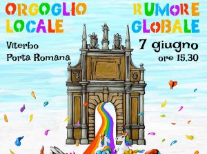 La locandina del TusciaPride 2025 realizzata dall’illustratore di fama nazionale Fabio Magnasciutti