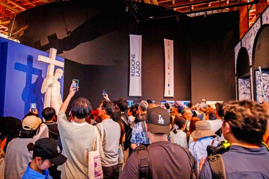 Osaka - Regione Lazio all'Expo 2025 con la statua del Cristo risorto di Michelangelo Buonarroti