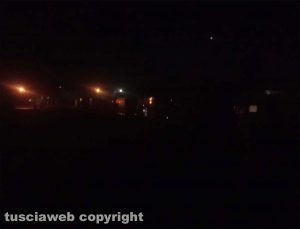 Tarquinia - Area sosta camper al buio al lido