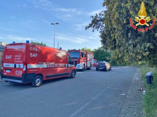 Carabinieri e vigili del fuoco del nucleo saf
