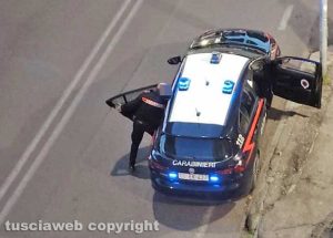 Intervento dei carabinieri