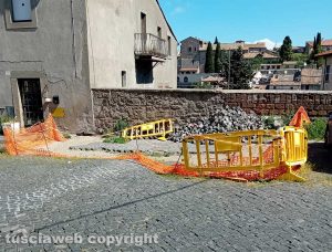 Viterbo - Cantiere piazza Scotolatori